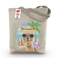 Load image into Gallery viewer, Beach Tote Bag, 'Holly', Summer Alpaca Tote Bag