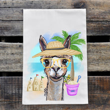 Load image into Gallery viewer, Beach Towel 'Lycoming', Summer Alpaca Kitchen Decor