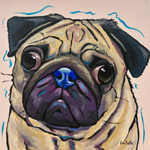 Load image into Gallery viewer, Custom Hand Painted Pet Portraits -Dog or Cat Painting on Canvas - EXPRESSIVE STYLE