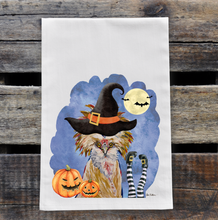 Load image into Gallery viewer, Chicken Tea Towel 'Lola', Halloween Decor
