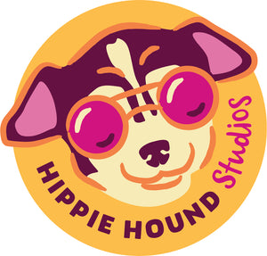 Hippie Hound Studios - Featuring Art by Lee Keller logo