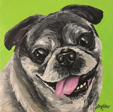 Load image into Gallery viewer, Custom Hand Painted Pet Portraits -Dog or Cat Painting on Canvas - REALISTIC STYLE