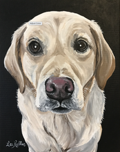 Load image into Gallery viewer, Custom Hand Painted Pet Portraits -Dog or Cat Painting on Canvas - REALISTIC STYLE