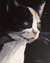 Load image into Gallery viewer, Custom Hand Painted Pet Portraits -Dog or Cat Painting on Canvas - REALISTIC STYLE
