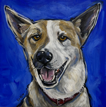 Load image into Gallery viewer, Custom Hand Painted Pet Portraits -Dog or Cat Painting on Canvas - EXPRESSIVE STYLE