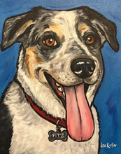 Load image into Gallery viewer, Custom Hand Painted Pet Portraits -Dog or Cat Painting on Canvas - EXPRESSIVE STYLE