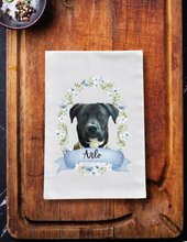 Load image into Gallery viewer, Personalized Pet Photo Tea Towel - Customized Pet Photo Kitchen Towel