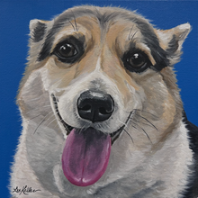 Load image into Gallery viewer, Custom Hand Painted Pet Portraits -Dog or Cat Painting on Canvas - REALISTIC STYLE