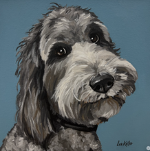 Load image into Gallery viewer, Custom Hand Painted Pet Portraits -Dog or Cat Painting on Canvas - REALISTIC STYLE