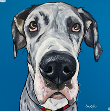 Load image into Gallery viewer, Custom Hand Painted Pet Portraits -Dog or Cat Painting on Canvas - EXPRESSIVE STYLE