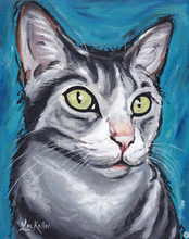 Load image into Gallery viewer, Custom Hand Painted Pet Portraits -Dog or Cat Painting on Canvas - EXPRESSIVE STYLE