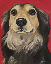 Load image into Gallery viewer, Custom Hand Painted Pet Portraits -Dog or Cat Painting on Canvas - EXPRESSIVE STYLE