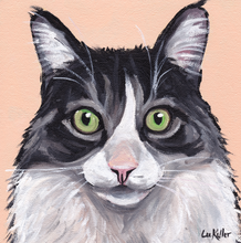 Load image into Gallery viewer, Custom Hand Painted Pet Portraits -Dog or Cat Painting on Canvas - EXPRESSIVE STYLE