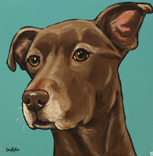 Load image into Gallery viewer, Custom Hand Painted Pet Portraits -Dog or Cat Painting on Canvas - EXPRESSIVE STYLE