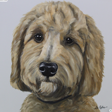 Load image into Gallery viewer, Custom Hand Painted Pet Portraits -Dog or Cat Painting on Canvas - REALISTIC STYLE
