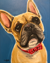 Load image into Gallery viewer, Custom Hand Painted Pet Portraits -Dog or Cat Painting on Canvas - EXPRESSIVE STYLE