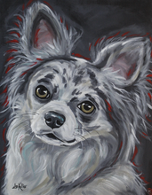 Load image into Gallery viewer, Custom Hand Painted Pet Portraits -Dog or Cat Painting on Canvas - EXPRESSIVE STYLE