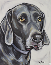 Load image into Gallery viewer, Custom Hand Painted Pet Portraits -Dog or Cat Painting on Canvas - EXPRESSIVE STYLE
