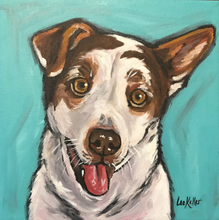 Load image into Gallery viewer, Custom Hand Painted Pet Portraits -Dog or Cat Painting on Canvas - EXPRESSIVE STYLE