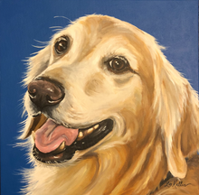 Load image into Gallery viewer, Custom Hand Painted Pet Portraits -Dog or Cat Painting on Canvas - REALISTIC STYLE