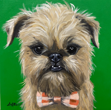 Load image into Gallery viewer, Custom Hand Painted Pet Portraits -Dog or Cat Painting on Canvas - REALISTIC STYLE