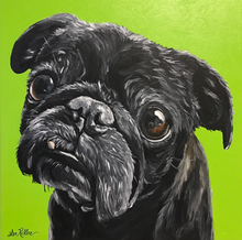 Load image into Gallery viewer, Custom Hand Painted Pet Portraits -Dog or Cat Painting on Canvas - REALISTIC STYLE