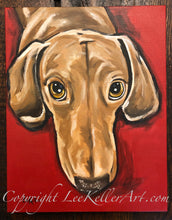Load image into Gallery viewer, Custom Hand Painted Pet Portraits -Dog or Cat Painting on Canvas - EXPRESSIVE STYLE