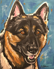 Load image into Gallery viewer, Custom Hand Painted Pet Portraits -Dog or Cat Painting on Canvas - EXPRESSIVE STYLE