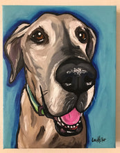 Load image into Gallery viewer, Custom Hand Painted Pet Portraits -Dog or Cat Painting on Canvas - EXPRESSIVE STYLE