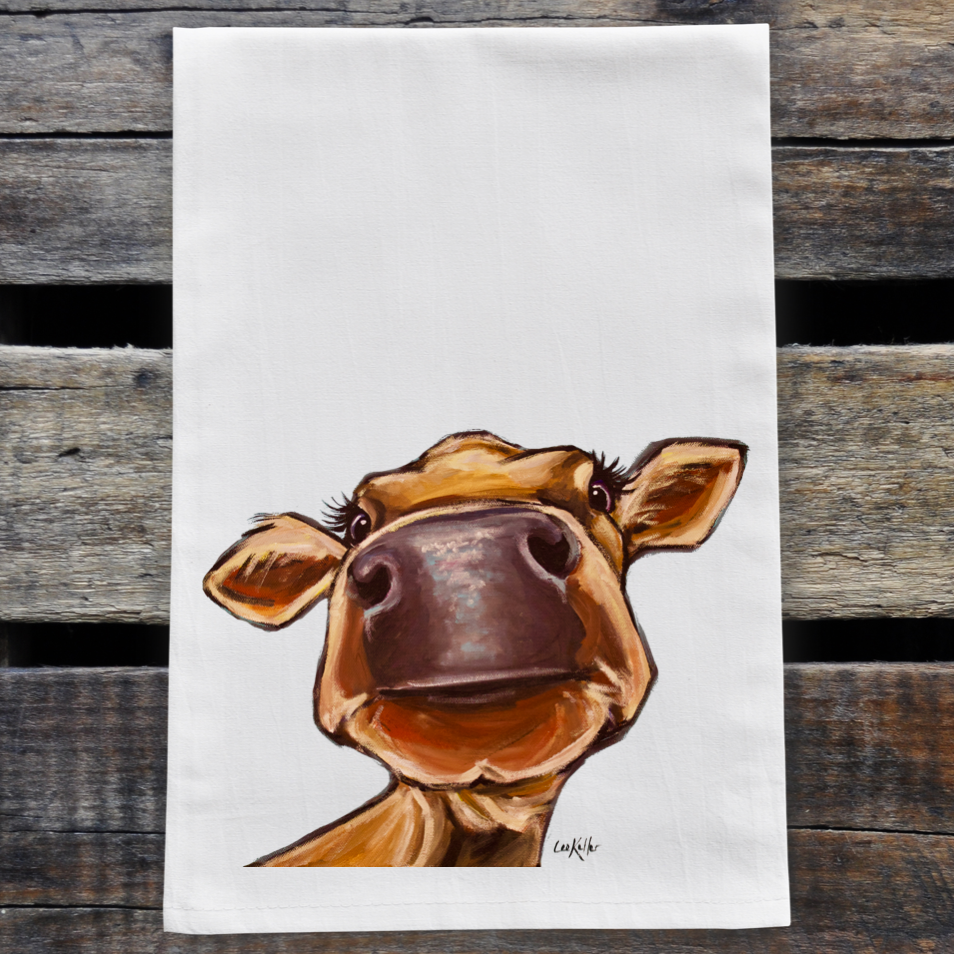 Farmhouse Kitchen Towels  Cow, Chicken, Sheep, Pig 