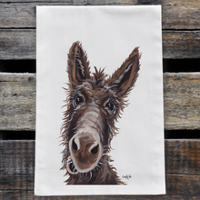 Load image into Gallery viewer, Donkey Towel 'Ralph', Neutral Farmhouse Kitchen Decor