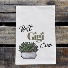 Load image into Gallery viewer, Mother's Day 'Best Gigi Ever' Tea Towel