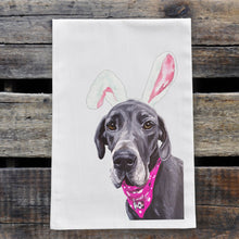 Load image into Gallery viewer, Easter Towel, Great Dane Towel, Spring Kitchen Decor
