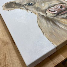 Load image into Gallery viewer, Original Painting of Highland Cow Calf "Copper"