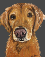 Load image into Gallery viewer, Dog Art, Golden Retriever Art Print