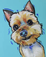 Load image into Gallery viewer, Dog Art, Yorkie Art Print