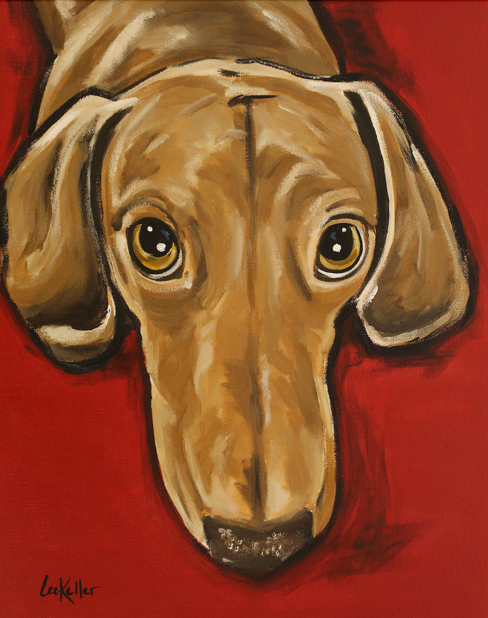 Sausage dog outlet art print