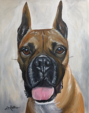 Load image into Gallery viewer, Dog Art Print, 'Kyleigh' Boxer Fine Art Print
