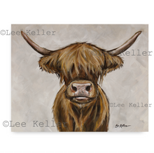 Load image into Gallery viewer, Highland Cow Art, 'Penny' Highland Cow Print
