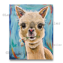 Load image into Gallery viewer, Alpaca Art, 'Holly' Alpaca Print