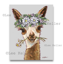Load image into Gallery viewer, Alpaca Art, 'Miss Rosie' Alpaca Print