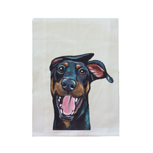 Load image into Gallery viewer, Doberman Towel, Dog Tea Towel, Doberman Gifts