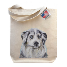 Load image into Gallery viewer, Aussie Tote Bag, Australian Shepherd, Dog Tote Bag
