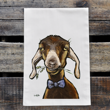 Load image into Gallery viewer, Goat Towel 'Billy', Farmhouse Kitchen Decor