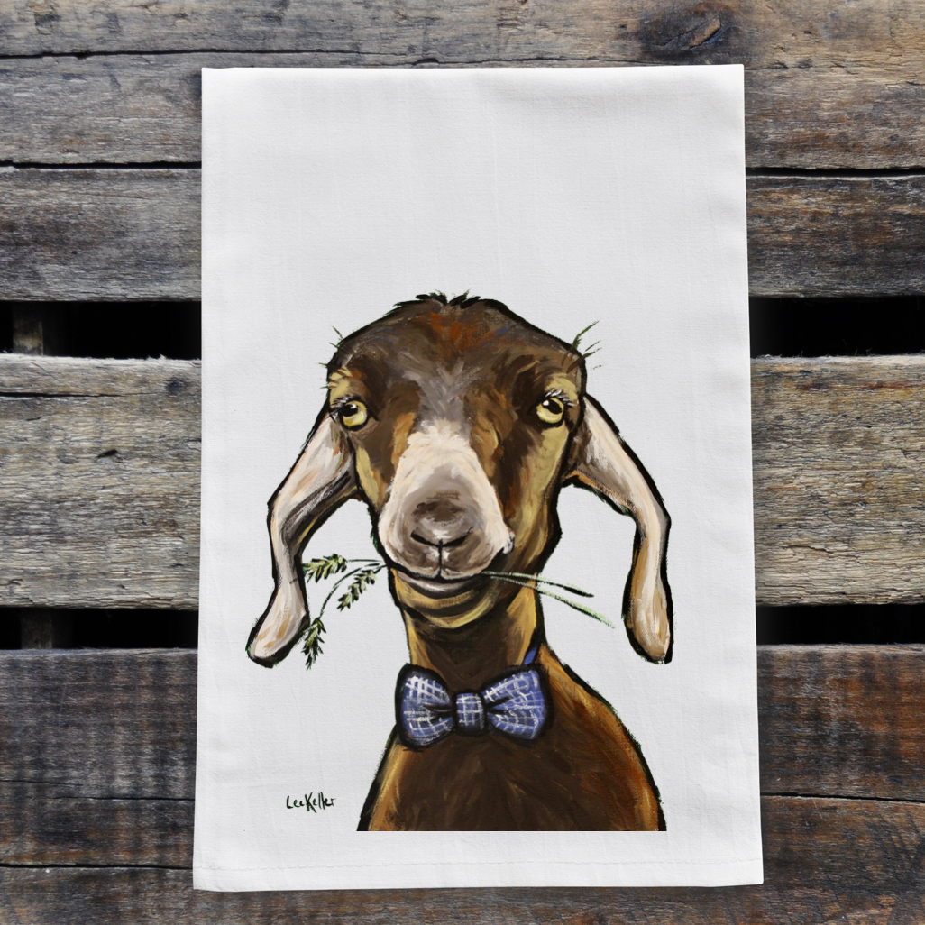 Goat Towel 'Billy', Farmhouse Kitchen Decor
