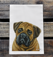 Load image into Gallery viewer, Bull Mastiff Towel, Dog Towel, Farmhouse Kitchen Decor