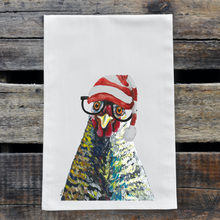 Load image into Gallery viewer, Chicken Christmas Towel, 'Williaminia'