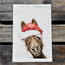 Load image into Gallery viewer, Donkey Christmas Towel, 'Raymond'