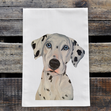 Load image into Gallery viewer, Dalmatian Towel, Dog Towel, Farmhouse Kitchen Decor