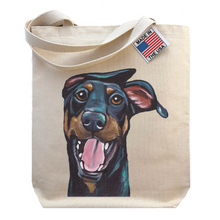 Load image into Gallery viewer, Doberman Tote Bag, Dog Tote Bag